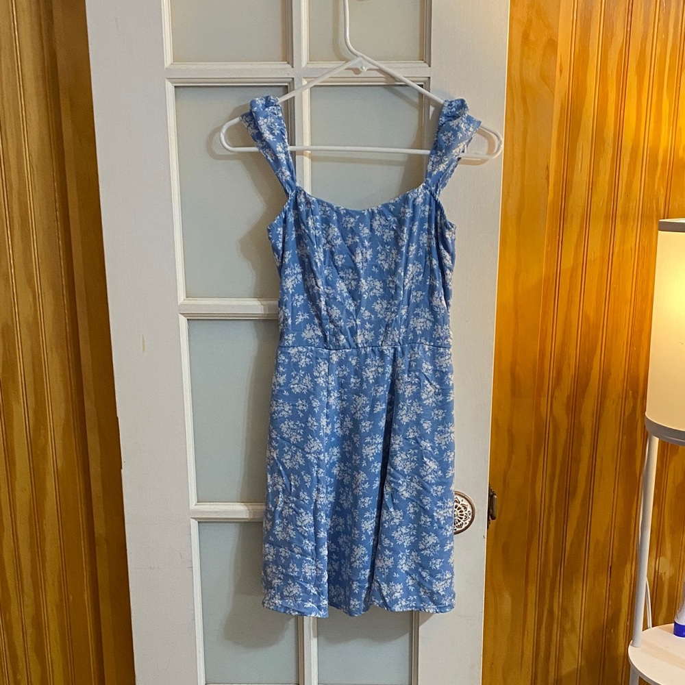Blue Floral Dress
